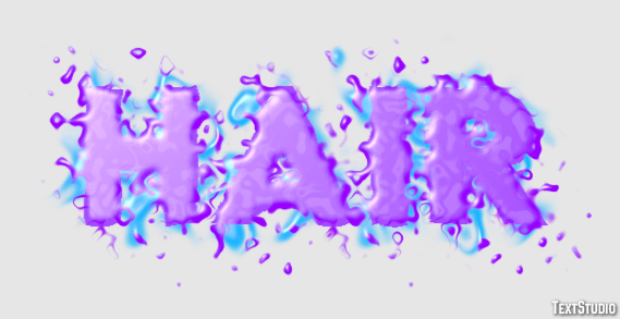 Hair Text Effect