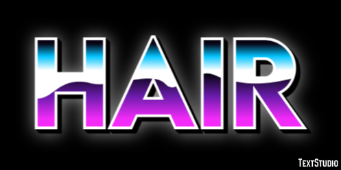 Hair Effet de Texte