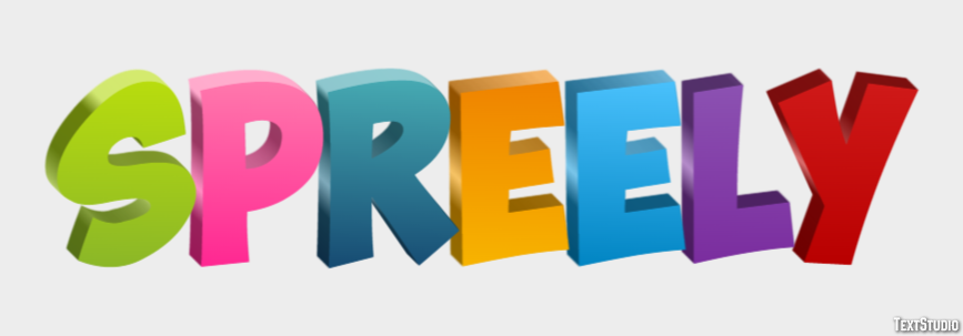 Spreely Text Effect