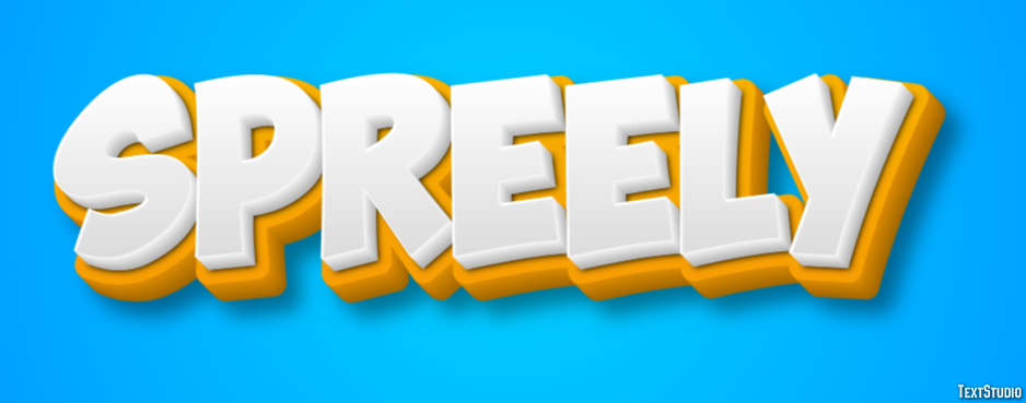 Spreely Text Effect