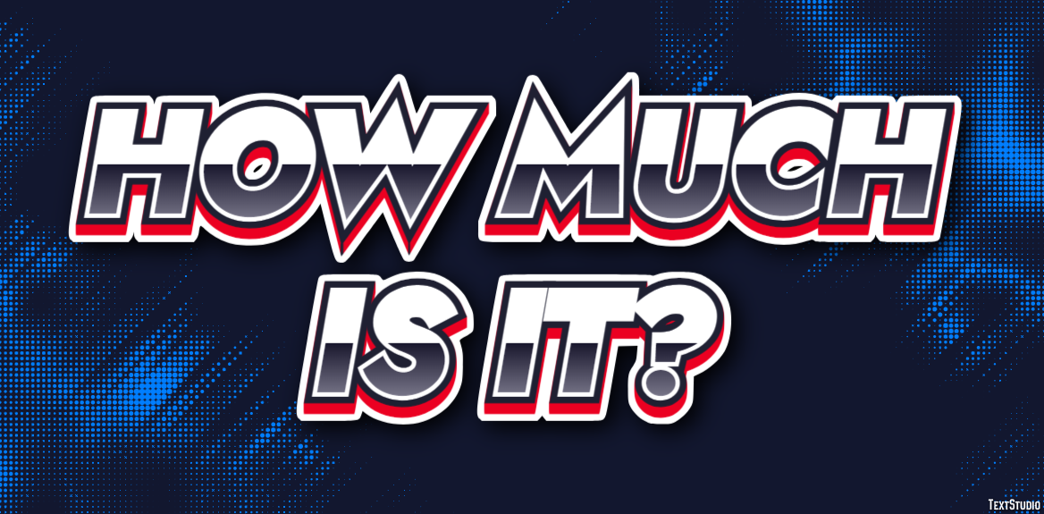 How much is it? Text Effect