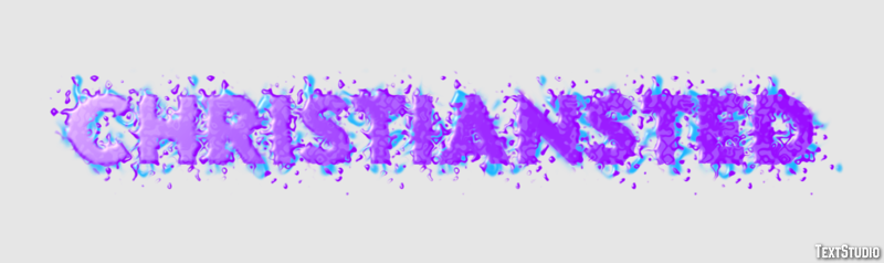Christiansted Texteffekt