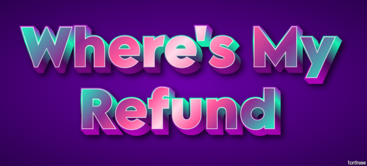 Where's My Refund Efekt tekstowy