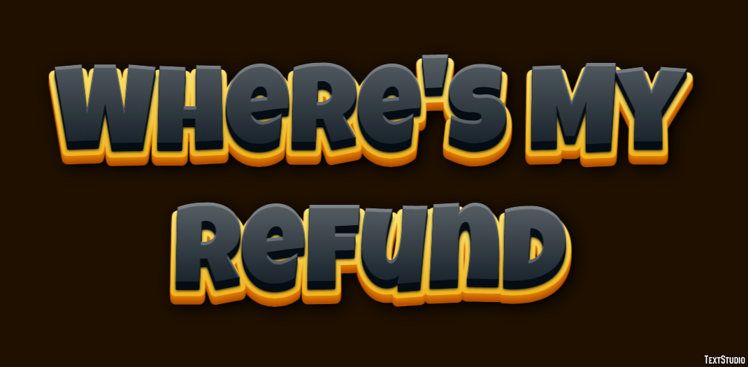 Where's My Refund Efekt tekstowy