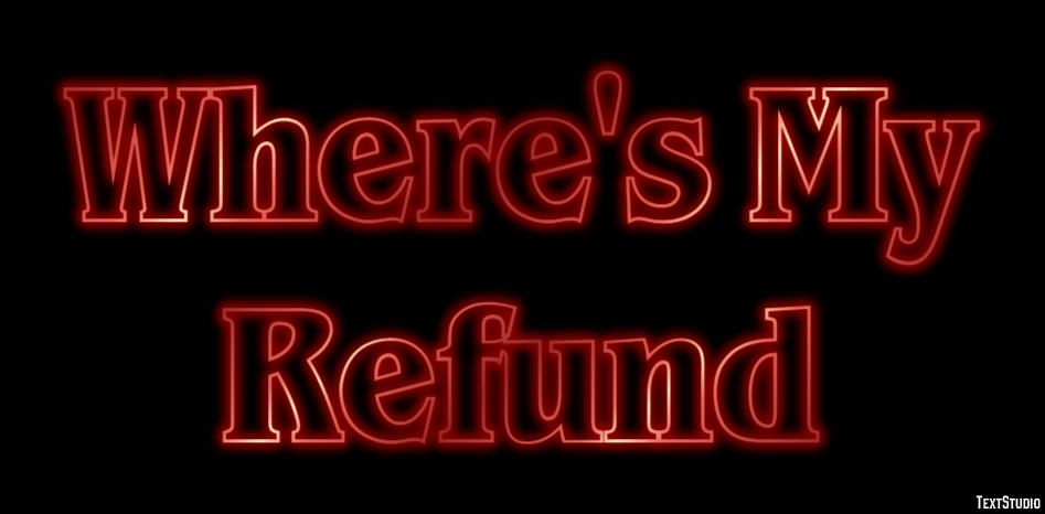 Where's My Refund Efekt tekstowy