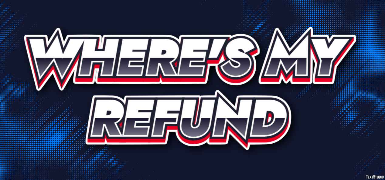 Where's My Refund Texteffekt