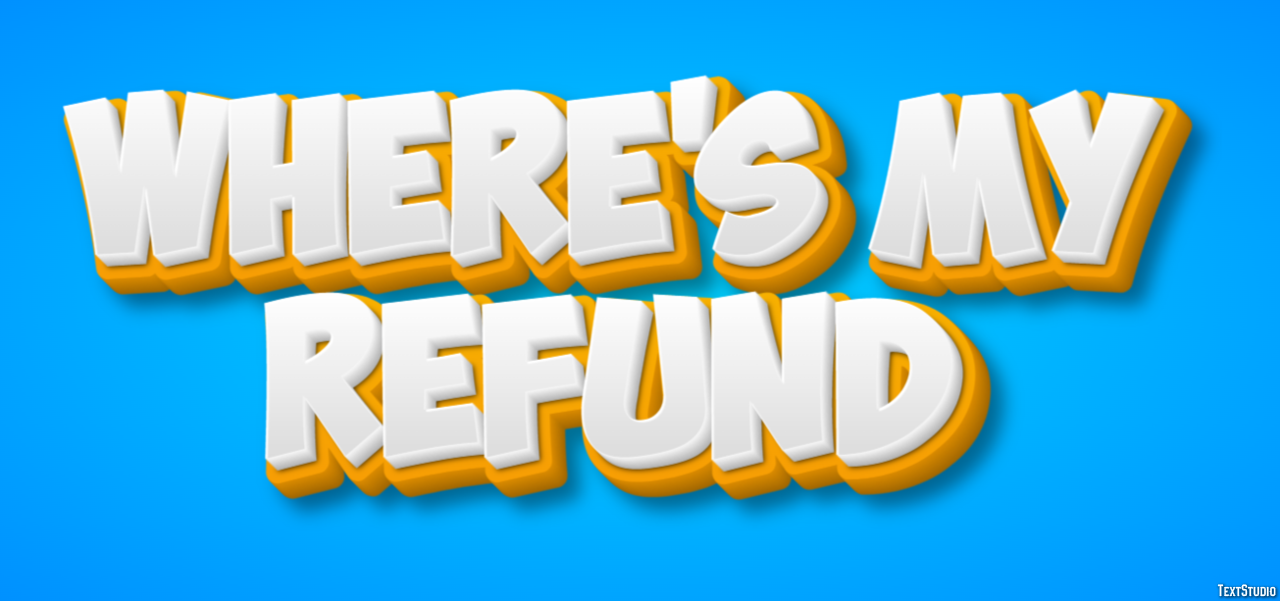 Where's My Refund Efekt tekstowy