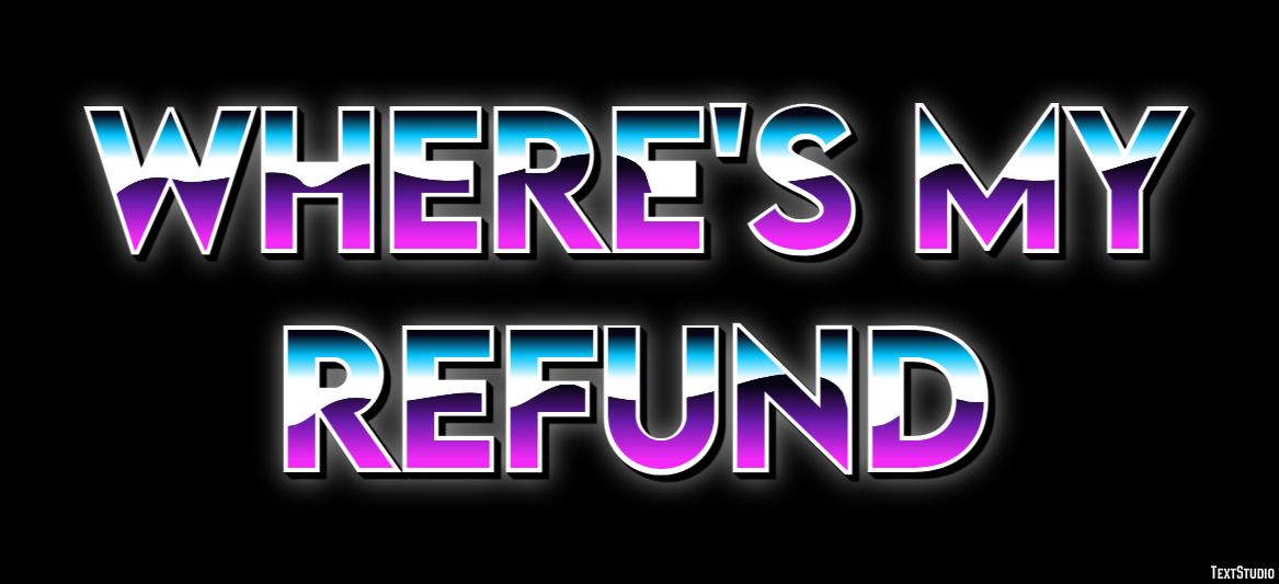 Where's My Refund Efekt tekstowy
