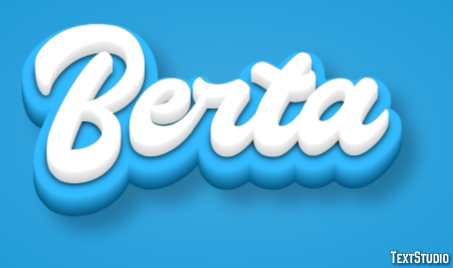 Berta Text Effect