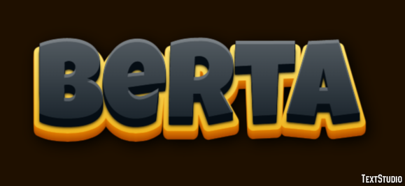 Berta Text Effect