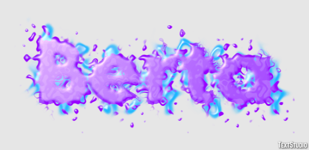 Berta Text effect