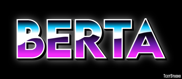 Berta Text effect