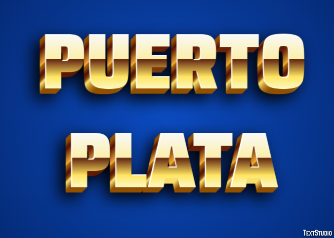 Puerto Plata Efeito de texto