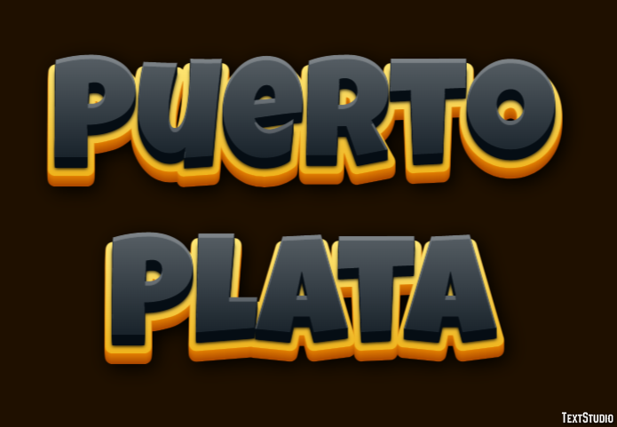 Puerto Plata Efeito de texto