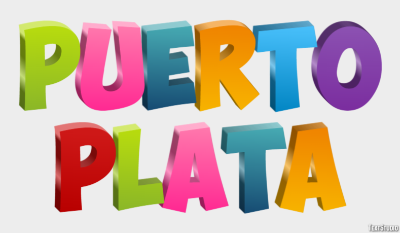 Puerto Plata Efekt tekstowy
