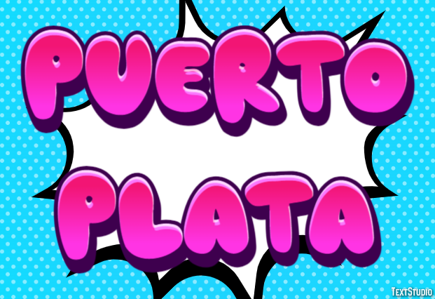 Puerto Plata Efekt tekstowy