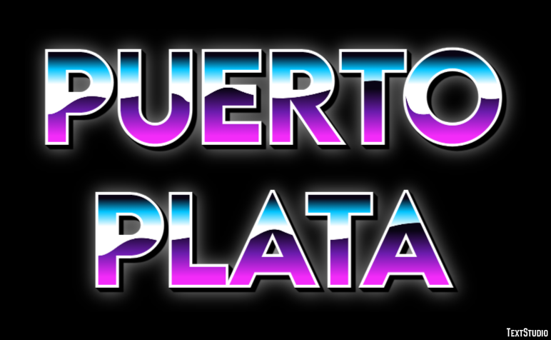Puerto Plata Efekt tekstowy