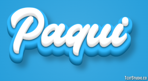 Paqui Efecto de Texto