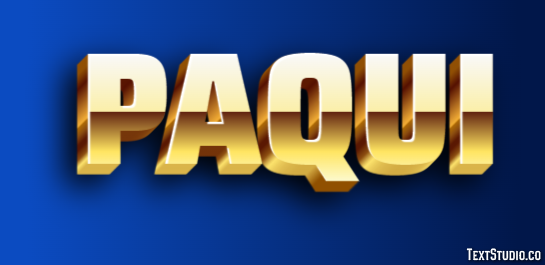 Paqui Efecto de Texto