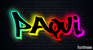 Paqui Efecto de texto