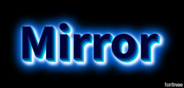 Mirror Text Effect