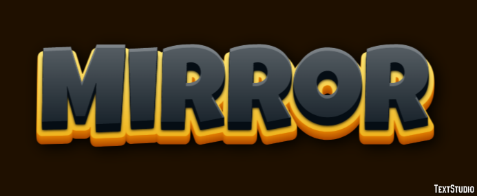 Mirror Text Effect