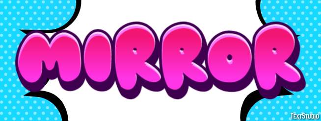 Mirror Tekst Effect