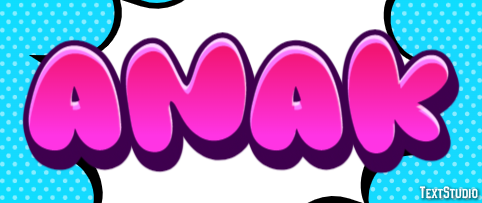 Anak Эффект текста