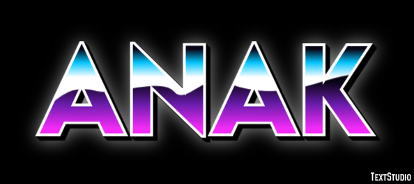 Anak Text Effect