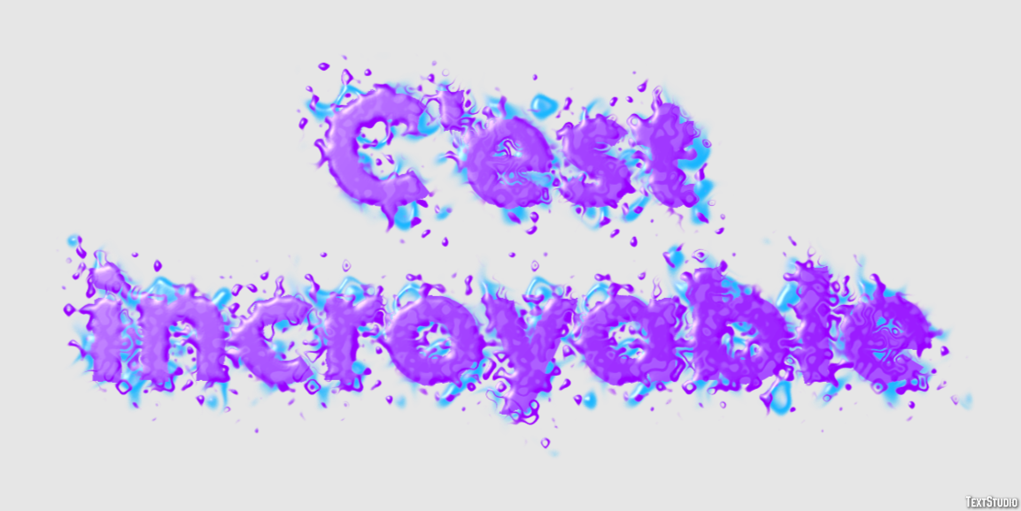 C'est incroyable Effet de Texte