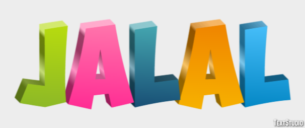 Jalal Effetto testo