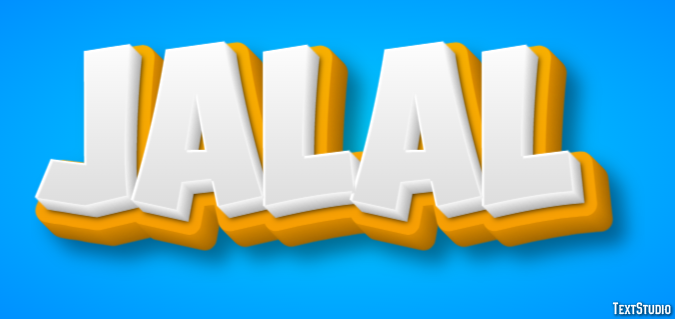 Jalal Effetto testo