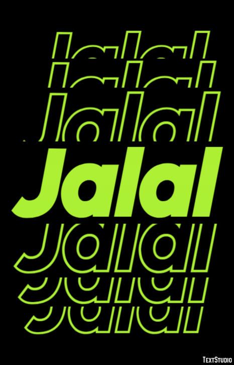 Jalal Effetto testo