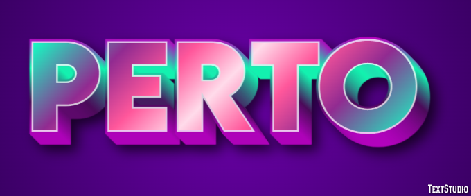 Perto Effet de Texte