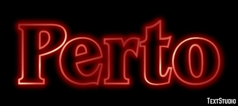 Perto Effet de Texte
