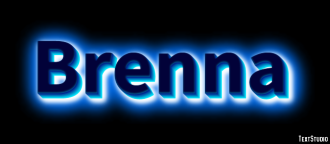 Brenna Texteffekt