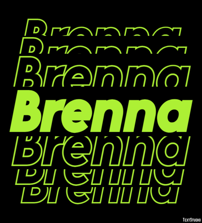 Brenna Effetto testo