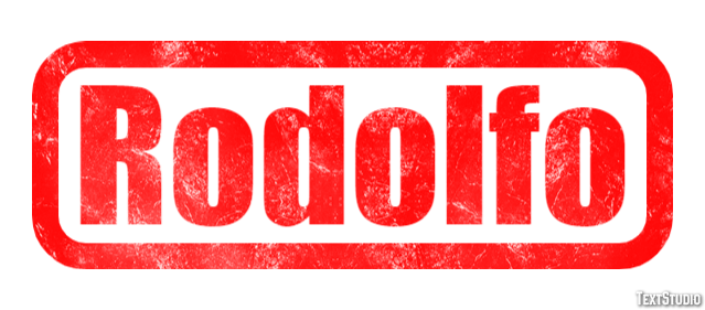Rodolfo Effetto testo