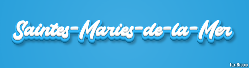 Saintes-Maries-de-la-Mer Efekt tekstowy