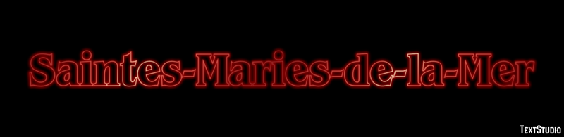 Saintes-Maries-de-la-Mer Efekt tekstowy
