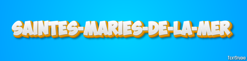 Saintes-Maries-de-la-Mer Efekt tekstowy