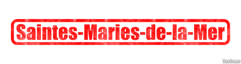 Saintes-Maries-de-la-Mer Efekt tekstowy