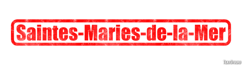 Saintes-Maries-de-la-Mer Efekt tekstowy
