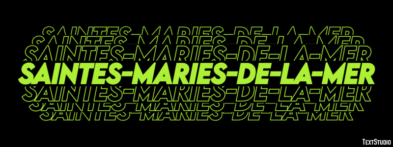 Saintes-Maries-de-la-Mer Efekt tekstowy