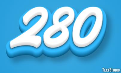 280 Text Effect