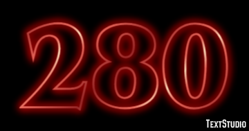280 Text Effect