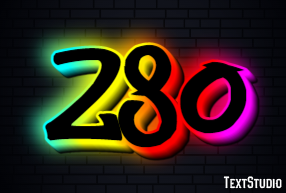 280 Text Effect