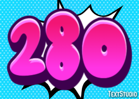 280 Text Effect