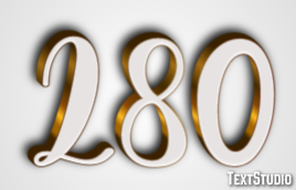 280 Text Effect