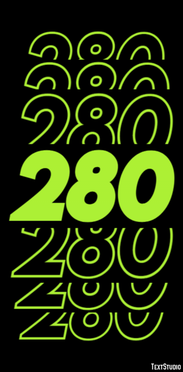 280 Text Effect
